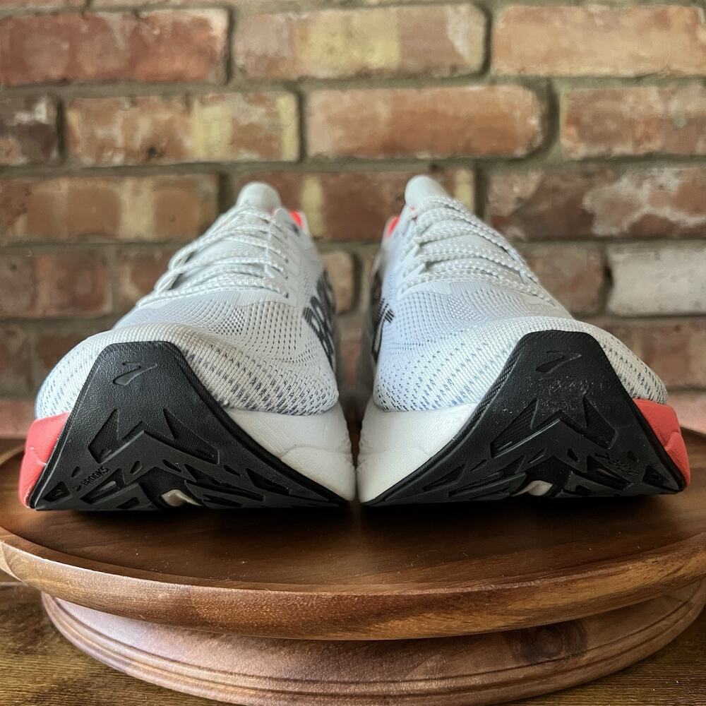 Brooks Hyperion Max 2 Mens 12 Gray Orange Max Cushion Speed Race Running Shoes - Picture 8 of 16